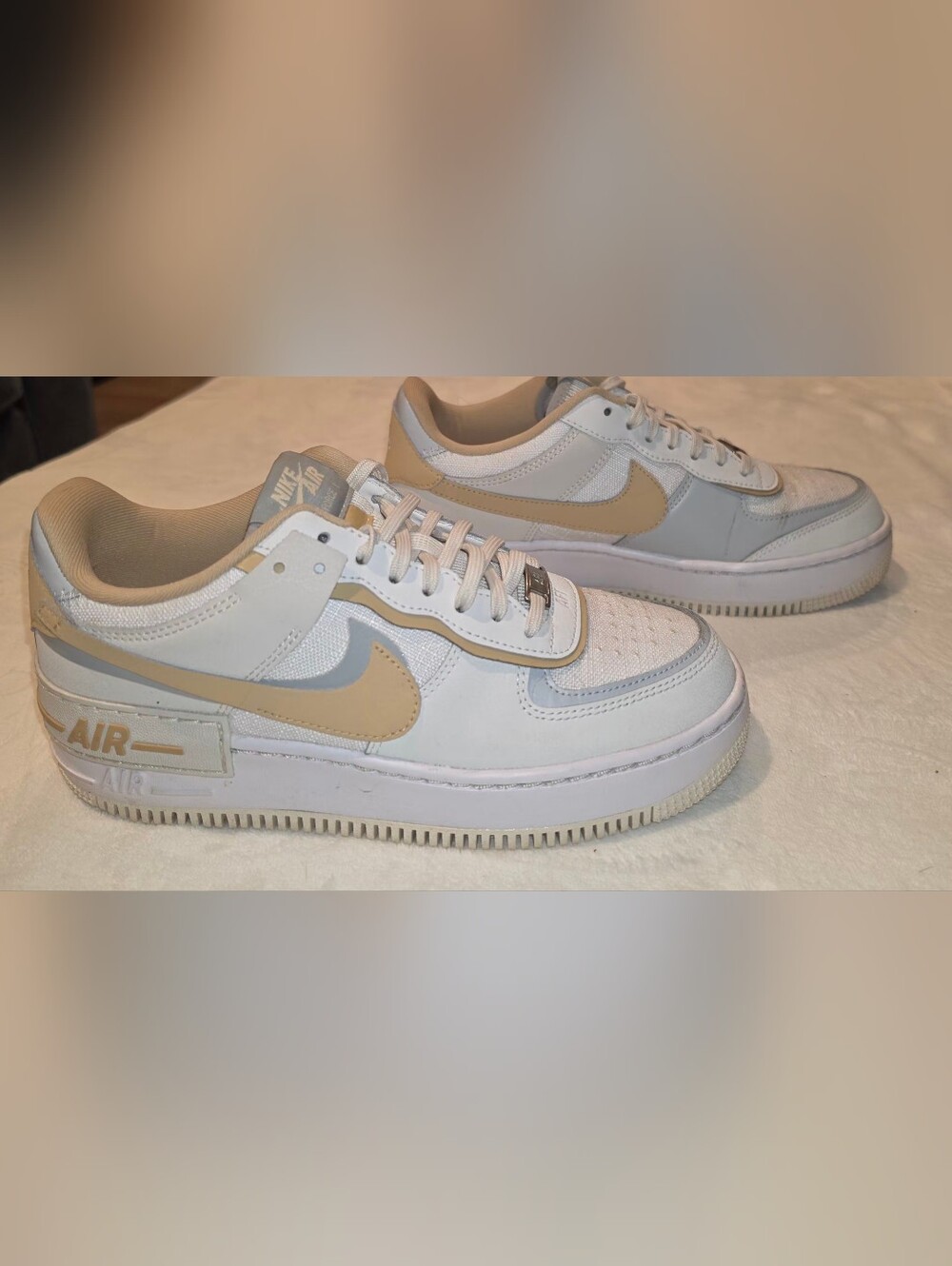 Nike Air Force 1 Shadow "Sesame" women's sneakers
